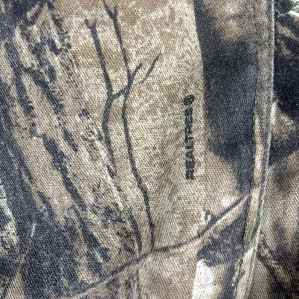 Realtree Camo Pants Mens 44x32 Cargo Outdoors Tactical Woodland Adjustable Hems‎
